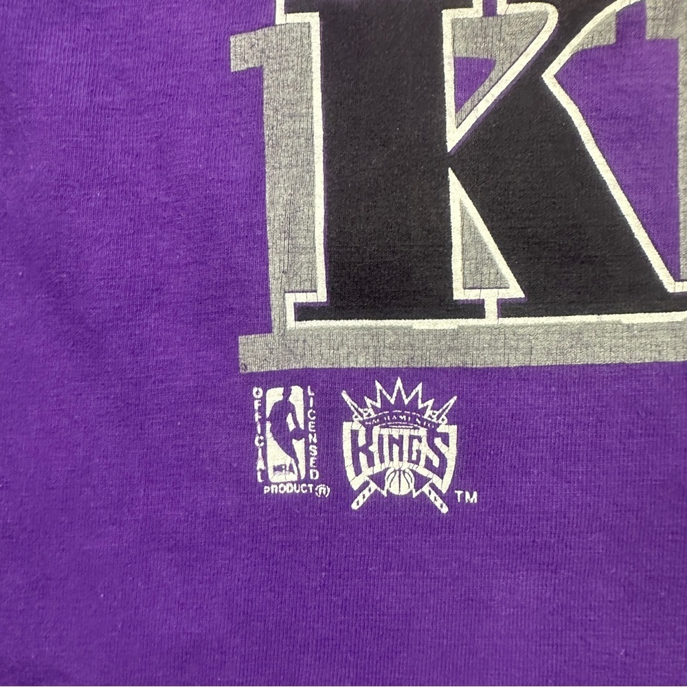 Vintage Sacramento Kings Tshirt NBA Made In USA Size XL - Picture 8 of 12